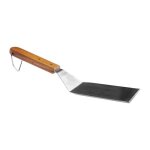 Spatule - raviday - inox et bois - 65 x 7 x 31 cm - 150g - pour barbecue ou plancha Spatule - raviday - inox et bois - 65 x 7 x 31 cm - 150g - pour barbecue ou plancha