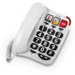 Spc comfort numbers 2 ? tlphone fixe senior grandes touches 3 mmoires directes volume lev compatible ...