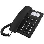 Spc original ? t�l�phone filaire de bureau ou mural avec de grandes touches et facile � utiliser 3 m�moires ...
