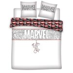 Parure de lit - spiderman - coton - 240x220 cm - 2 taies 65x65 cm - oeko tex