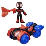 Spidey v�hicule techno - quad et figurine miles ��spin�� morales de 75�cm et accessoire d�s 3�ans marvel ...