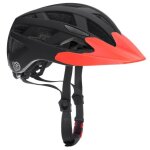 Spielwerk casque led de vlo unisexe pour enfant noir / orange taille s ajustable anti - chocs visire ...