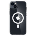 Spigen ultra hybrid magfit coque iphone 14 (magsafe) ? blanc tpu + pc anti - choc aimant int�gr�