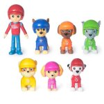 Spin master multipack de 7 figurines rescue wheels la pat patrouille