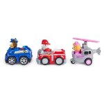 Spin master pack de 3 vehicules retro friction la pat patrouille