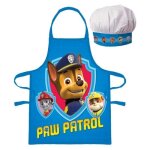 Tablier de cuisine - spin master - pat patrouille - 3 / 8 ans - toque incluse - lavable en machine
