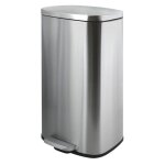Spirella poubelle  pdale de cuisine grande capacit inox akira 50l bross
