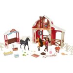Spirit lindomptable - coffret centre questre deluxe poupe lucky et cheval spirit - accessoire poupe ...