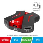 Spirit of gamer ? adaptateur crossgame 2 ? jouez en clavier et souris sur switch / ps4 / ps3 / xbox one ...