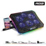 Spirit of gamer ? airblade 1200 ? support pc portable ventil rgb - 10??19??