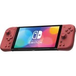 Manettes joy - con - hori - split pad compact - rouge - ergonomique - turbo