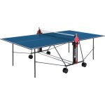 Sponeta - table tennis de table - table ping pong compacte - usage intrieur - bleu et noir