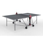 Sponeta - table tennis de table - table ping pong compacte - usage intrieur - gris et noir