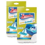 Spontex lot de 2 recharges pour kit balai express system + Spontex lot de 2 recharges pour kit balai express system +