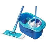 Spontex - express system - kit balai plat + seau essoreur rotatif - essorage automatique optimal - 1 ...