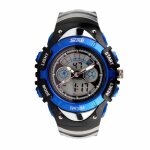 Sport montre enfant garcon de marque numérique watch etanche bleu Sport montre enfant garcon de marque numérique watch etanche bleu