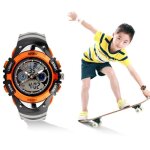 Sport montre garcon enfant de marque numérique watch etanche orange Sport montre garcon enfant de marque numérique watch etanche orange