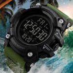 Sport montre homme de marque 2022 led num�rique chronom�tre - militaire arm�e verte