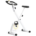 Sportplus vlo dappartement x - bike pliable pour la maison blanc avec 8 niveaux support pour tablette ...