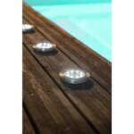 Spot encastrable - galix - g4525 - inox 8 led smd