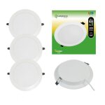 Spot encastrable led downlight panel extra - plat 12w - lampesecoenergie - blanc froid 6000k Spot encastrable led downlight panel extra - plat 12w - lampesecoenergie - blanc froid 6000k