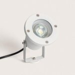 Spot extérieur gu10 aluminium avec piquet begira blanc Spot extérieur gu10 aluminium avec piquet begira blanc