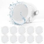 Spot led encastrable 10x 5w ip65 400lm 2700k blanc chaud spot extra plat ultra - mince 35mm trou 68 - ... Spot led encastrable 10x 5w ip65 400lm 2700k blanc chaud spot extra plat ultra - mince 35mm trou 68 - ...