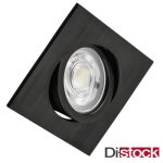 Spot led encastrable 3en1 carré noir 7w ip20 Spot led encastrable 3en1 carré noir 7w ip20