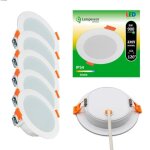 Spot led encastrable extra plat - lampesecoenergie - blanc chaud 3000k - lot de 24