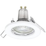 Spot led encastrable - ledvance - set x3 - gu10 - 4. 5 w - métal - salle de bain Spot led encastrable - ledvance - set x3 - gu10 - 4. 5 w - métal - salle de bain
