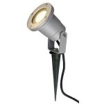 Spot  piquer extrieur nautilus - slv - gu10 35w - gris argent