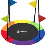 Springos balancelle de jardin diamtre 110 cm max. 150 kg