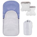 Springos� chanceli�re b�b� universelle pour poussette luge si�ge auto et landau 4 en 1 90 cm - bleu / ...