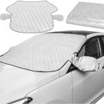 Couverture de pare - brise - springos - universelle - protection solaire - antigel - magntique