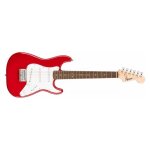 Guitare lectrique - squier - mini strat - rouge - 3 micros - format 3 / 4