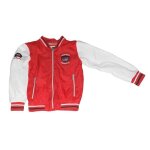 Blouson lger style teddy garon evans1016 - rouge