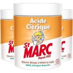 St marc acide citrique nettoyant multi - usage 100% dorigine naturelle 500g lot de 3