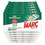 St marc serpilli�res jetables d�sinfectantes et antibact�riennes 20 serpilli�res jetables lot de 11