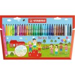 Feutres de coloriage - stabilo - trio a - z - 30 pi�ces - pointe moyenne - multicolore
