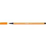 Feutre stabilo aquacolor - lot de 10 - orange - pointe 1mm - opaque