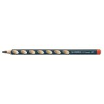 Stabilo blister de 2 crayons graphites easygraph droitier - tte trempe - hb