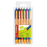 Stylos bille - stabilo - pointball - couleurs assorties - plastique recycl - longvit xxl