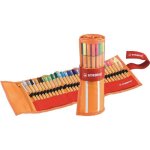 Stabilo rollerset ray orange et blanc de 30 stylos feutre point 88 dont 5 fluo - couleurs assorties