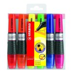 Surligneur - stabilo - luminator - �tui de 6 - pointe biseaut�e - encre � base deau