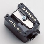 Taille - crayon - stabilo - carbothello - noir - lame sp�ciale - court c�ne