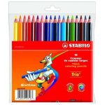 Stabilo trio pochette de 18 crayons de couleur ?