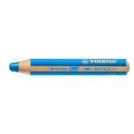 Crayons de couleur - stabilo - woody bleu cobalt moyen 880 / 425 - bleu cobalt moyen - mixte - a partir ...