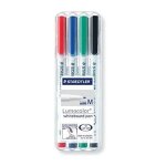 Feutres - staedtler - 301 wp4 - 4 couleurs - pointe 1 mm - effaçables à sec Feutres - staedtler - 301 wp4 - 4 couleurs - pointe 1 mm - effaçables à sec