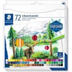 Crayons de couleur - staedtler - 146c - 72 couleurs - mine douce 3 mm - design journey