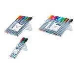 Feutre fineliner - staedtler - triplus - �tui de 20 - largeur de trac� 03 mm - couleurs assorties